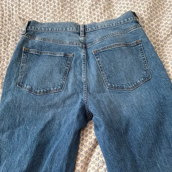 J. Crew Women's Classic Blue Straight Leg Jeans - Picture 6 of 7